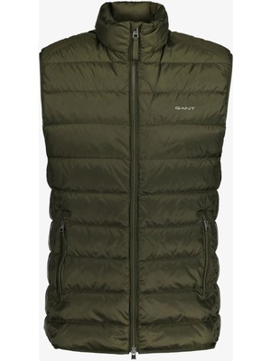 Gant Erkek Yeşil Regular Fit Fermuarlı Yelek 7006299.301