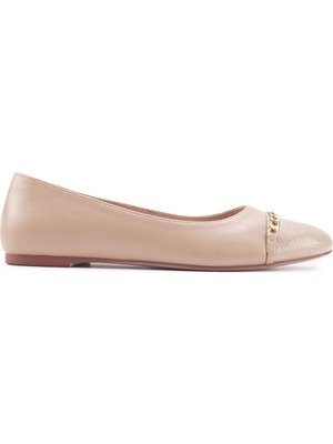 Nine West Luco 3pr Krem Kadın Babet