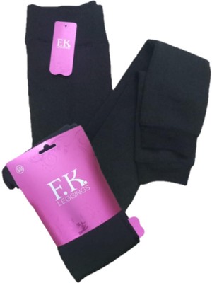 F.k F.k. Leggings Kadın Termal Tayt Kışlık Içi Pelüş Içlik  - 2 Adet