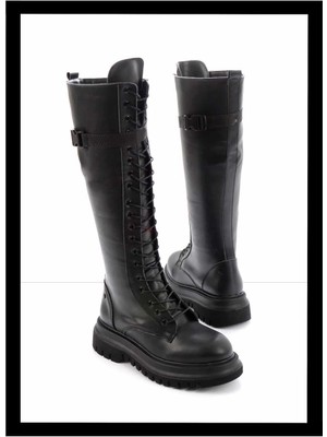 Bambi Siyah  Kadın Çizme K03538480109