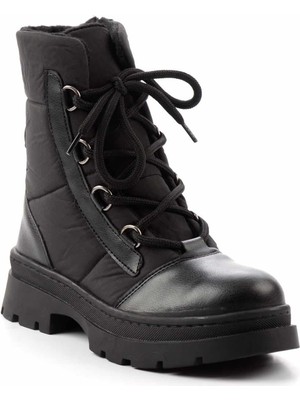 Bambi Siyah Paraşüt  Kadın Bot & Bootie K02179000167
