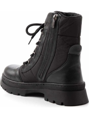 Bambi Siyah Paraşüt  Kadın Bot & Bootie K02179000167