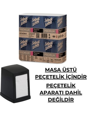 Selpak Professional Premium Dispanser Peçete 250 x 18'li 18 gr / m2 1/6Katlama (7900073)