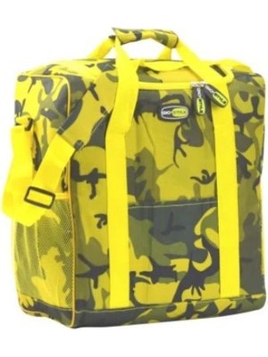 Greenmall Kamuflaj Dikey Termal Çanta 35 L Sarı