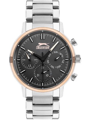 Slazenger SL.09.2213.2.02 Quartz Çelik Gri 48 mm Erkek Kol Saati