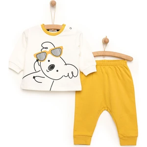 Yenidoğan Cool-Ala Sweatshirt-Patiksiz Alt Erkek Bebek