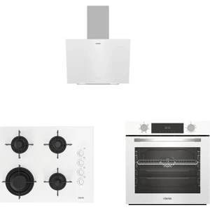 Ala 322 W Fırın 189 Dw Ocak 570 W Davlumbaz Beyaz Ankastre Set
