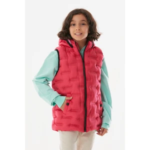 Cebi Çıtçıtlı Kapüşonlu Unisex Çocuk Şişme Yelek