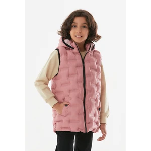 Cebi Çıtçıtlı Kapüşonlu Unisex Çocuk Şişme Yelek