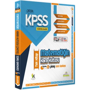 Karakutu Yayınları KPSS Matematiğin Kara Kutusu Tek Kitap Dijital Çözümlü Konu Özetli ÖSYM Çıkmış Soru Bankası