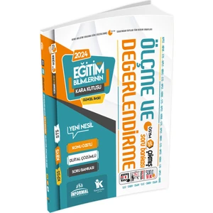 Karakutu Yayınları Eğitim Bilimlerinin Kara Kutusu Ölçme ve Değerlendirme Konu Özetli D.çözümlü Soru Bankası