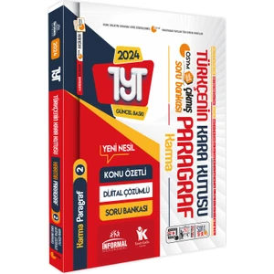 Karakutu Yayınları YKS-TYT Türkçenin Kara Kutusu Karma Paragraf 2 Konu Özetli Dijital Çözümlü Çıkmış Soru Bankası