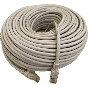 30 Metre Hazir Test Edilmiş Cat6 Bilgisayar Modem Internet Ara Kablosu 30MT