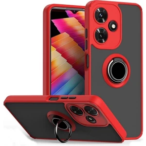 Realme C53 Kılıf Montreal Yüzüklü Standlı Arkası Buğulu