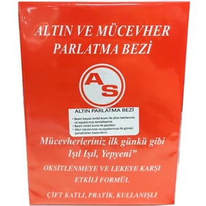 Metro Decoration Display Altın Parlatma Bezi (2 Adet)