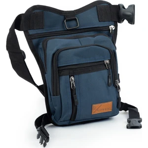 Strong Çok Gözlü Impertex Kumaş Bel Bacak Omuz Motosiklet Kurye Çantası Bodybag Lacivert