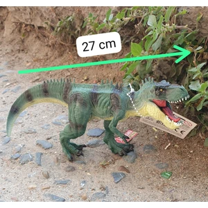Dinazor Trex Kırılmaz Oyuncak Hayvan 27 cm Ağız Hareketli Jurassic Dinozor Gerçek Ince Detay