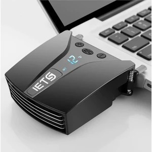 Iets Dijital Göstergeli Notebook Soğutucu Vakumlu Fan Hız Ayarlı 5000RPM