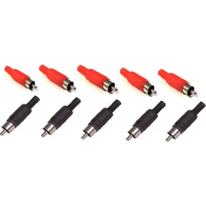 Rca Erkek Konnektör Tos Jak Fiş 5 Set