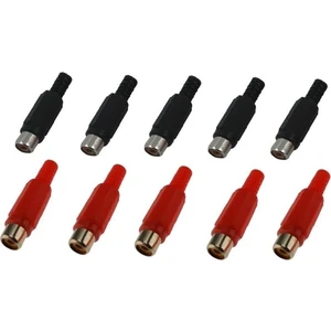 Rca Dişi Konnektör Tos Jak Fiş 5 Set