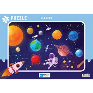 Blue Focus 30 Parça Puzzle - Gezegenler (Planets)