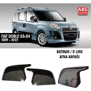 Nam Tuning Doblo Batman Yarasa Ayna Kapağı Piano Black 2010-2021