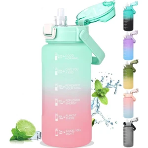 Su Matarası 1500ML VGN2213 Mavi Pembe