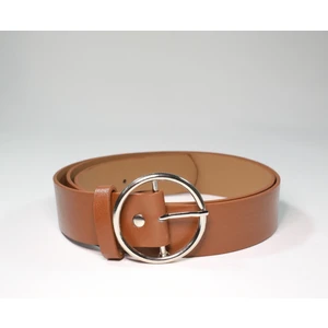 Yuvarlak Tokalı Kadın Pantolon Kemeri, Ceket Kemeri, Elbise Kemeri, Gömlek Kemeri