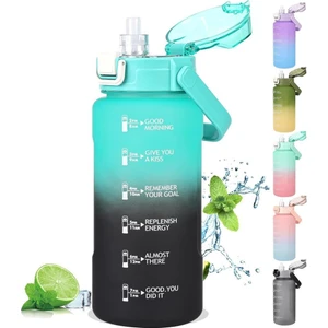 Su Matarası 1500ML VGN2213 Yeşil Siyah