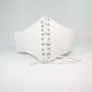 Bağcık Detaylı Elastik Korse Kadın Kemeri, Ceket Kemeri, Elbise Kemeri, Gömlek Kemeri