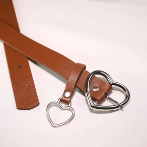 Kalp Tokalı Basic Kadın Pantolon Kemeri, Ceket Kemeri, Elbise Kemeri, Gömlek Kemeri