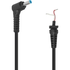 Notebook Adaptörü 1.5 Metre Jacklı Kablo 4.5*3.0 Uç * Powermaster * G-4530 Siyah