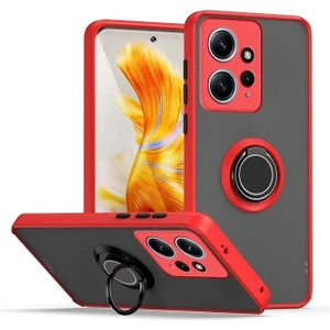 Xiaomi Redmi Note 12 4g Kılıf Montreal Yüzüklü Standlı + Ekran Koruyucu