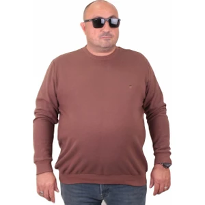 Mocgrande Büyük Beden Selanik Classic Sweat 23200 Taba