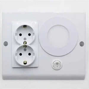 Dolap & Tezgah Altı Prizli Aydınlatma 3 Watt (Gün Işığı 4000K)