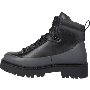 Tommy Hilfiger Deri Siyah Erkek Bot Tjm Boot Hıker