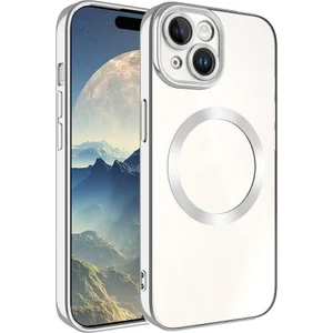 Apple Iphone 15 Plus Kılıf Kamera Korumalı Renkli Kenarlı Magsafeli Setro Kapak