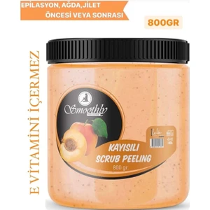 Peeling Nemlendirici, Canlandırıcı, El, Ayak ve Vücud Peeling Kayısı Aromalı 800 ml