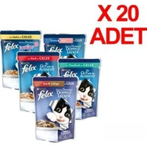 Karışık Yaş Kedi Maması 20 Adet