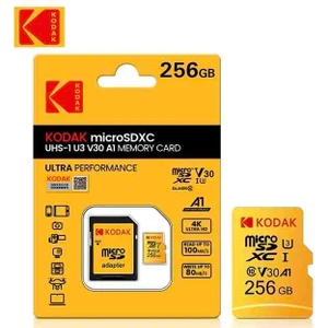 256Gb. Micro Sd Hafıza Kartı Clas 10 4K Uv3 V30 A1 %100 Orjinal Hafıza Kartı
