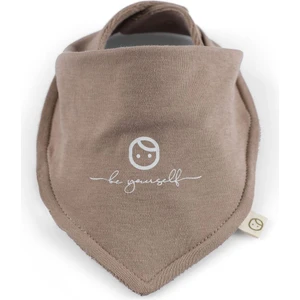 Little Gusto Sıvı Geçirmez Fular Önlük Kahve Organik Pamuk