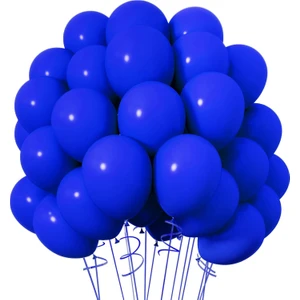 Tinky Winky Renkli Metalik Balon 10 Adet  Lateks Parti Konsept Temalı Parlak Helyum Doğum Günü Balon