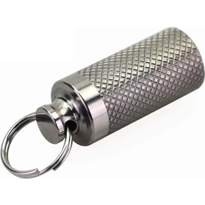 Hap Kutusu, Açık Havada Seyahat Için Mini Boy Hap Tutucu, Su Geçirmez ve Hafif Hap Kutusu Tutucu, Hap Fob, Küçük Hap Organizatörü (Gümüş-1 Paket) (Yurt Dışından)