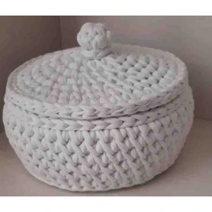 Örgü Diyarı Çok Amaçlı Penye Sepet Düzenleyici Sepet Dekoratif Sepet