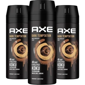 Erkek Deodorant & Bodyspray Dark Temptation 48 Saat Etkileyici Koku 150 ml X6