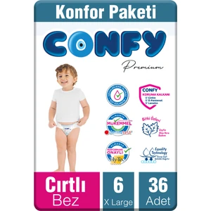 Premium 6 Numara Bebek Bezi Extralarge +15 KG 36 Adet