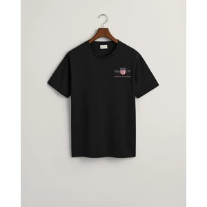 Erkek Siyah Regular Fit Bisiklet Yaka Logolu T-Shirt 2067004.5