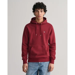 Erkek Bordo Regular Fit Kapüşonlu Sweatshirt 2007058.604