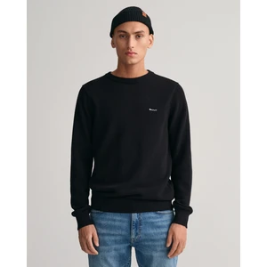 Erkek Siyah Regular Fit Bisiklet Yaka Kazak 8040521.5