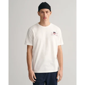 Erkek Beyaz Regular Fit Bisiklet Yaka Logolu T-Shirt 2067004.110